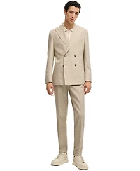 Boss by Hugo Boss Men's Patterned Tweed Two-Piece Suit