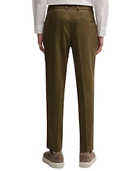 Boss by Hugo Men's Linen Blend Tapered-Fit Tailored Trousers