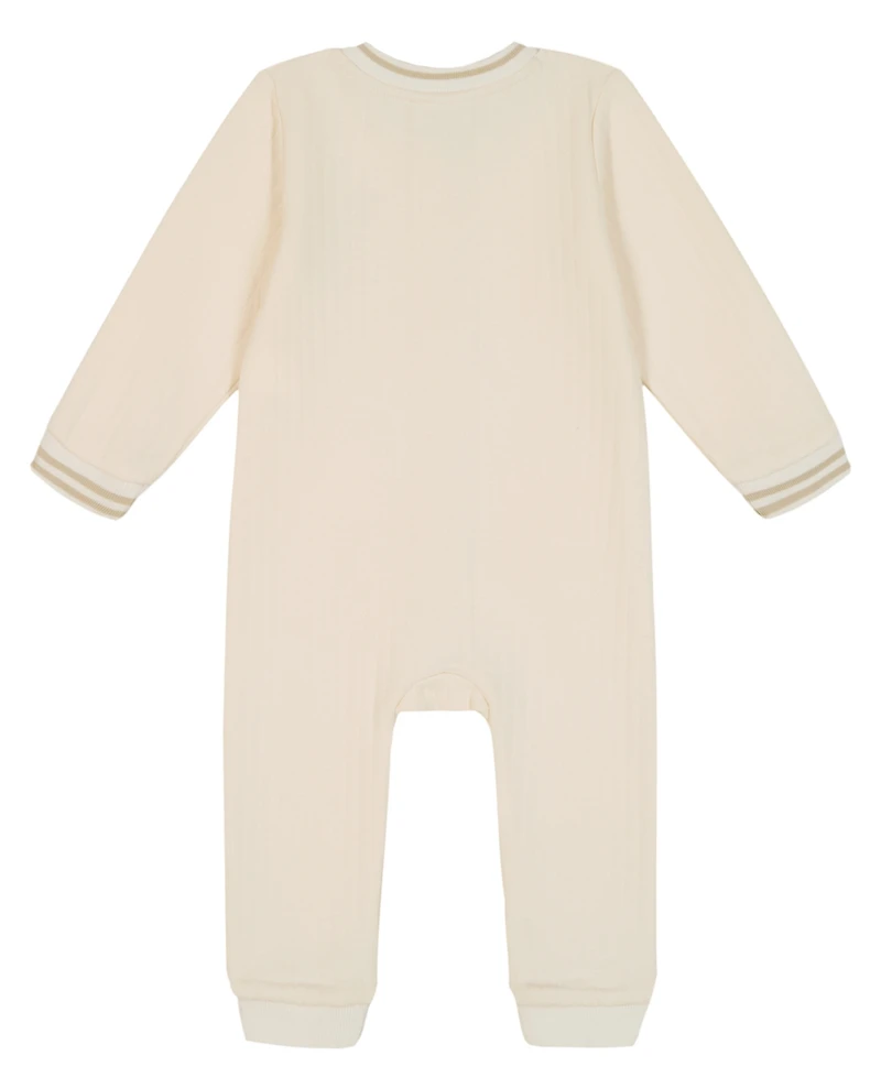 Calvin Klein Baby Boys Cable-Knit Zip-Front Coverall