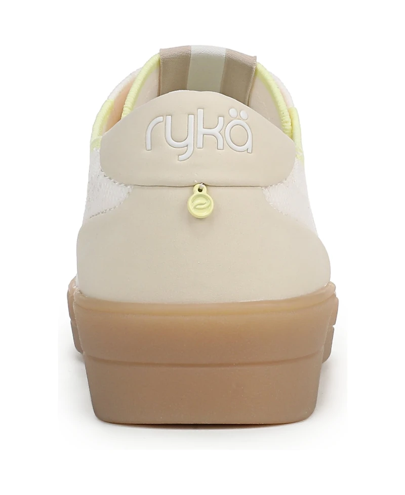 Ryka Women's Viv Next Knit Court Inspired Lace Up Sneakers