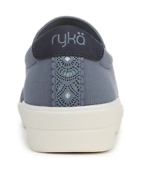 Ryka Women's Viv Ease Knit Court Inspired Slip On Sneakers