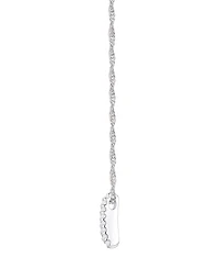Macy's Diamond Pendant Necklace (1/4 ct. t.w.) in Sterling Silver