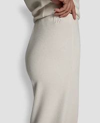 Dkny Jeans Petite High-Rise Wide-Leg Pants