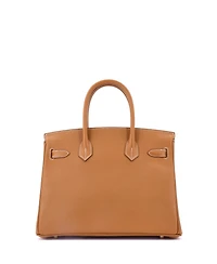 Pre-Owned Hermes Birkin 30 Handbag Brown Epsom with Gold Hardware