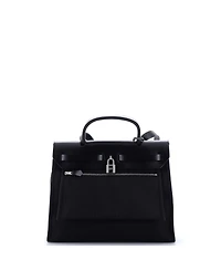 Pre-Owned Hermes Pm Herbag Toile and Leather