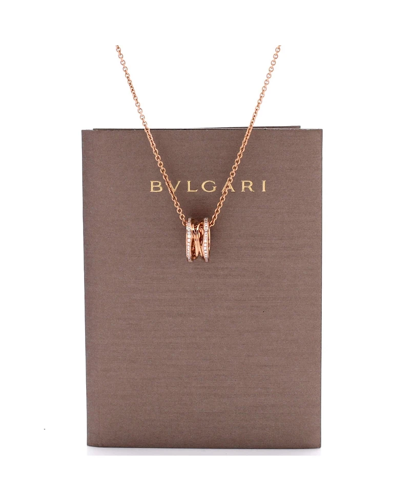 Pre-Owned Bvlgari B.Zero1 Open Design Legend Zaha Hadid Pendant Necklace