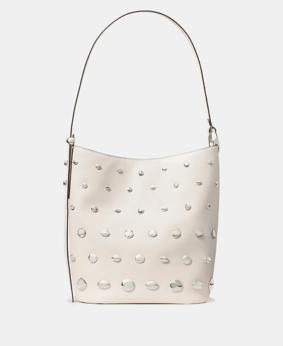kate spade new york Halo Studded Fine Grain Leather Bucket Bag