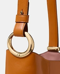 kate spade new york Halo Fine Grain Leather Mini Bucket