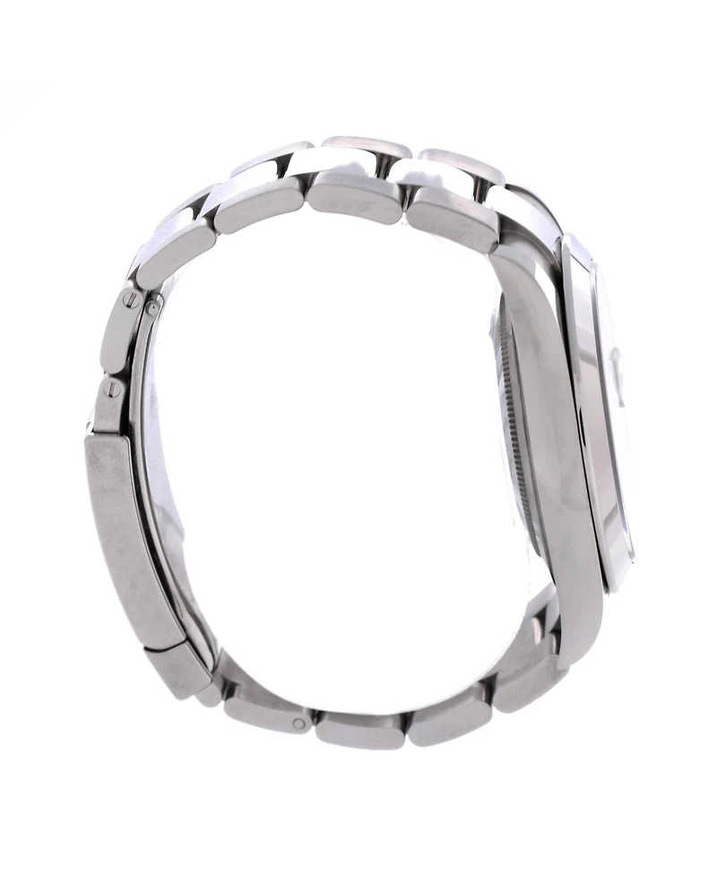 Pre-Owned Rolex Oyster Perpetual Datejust Mint Green Automatic Watch in Stainless Steel 41mm