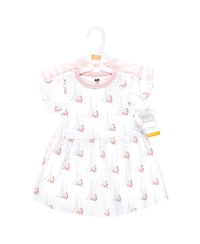Hudson Baby Baby Girls Hudson Cotton Dresses, Bonjour Paris, 9-12 Months