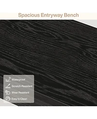 Tribesigns Farmhouse End of Bed Bench for Bedroom