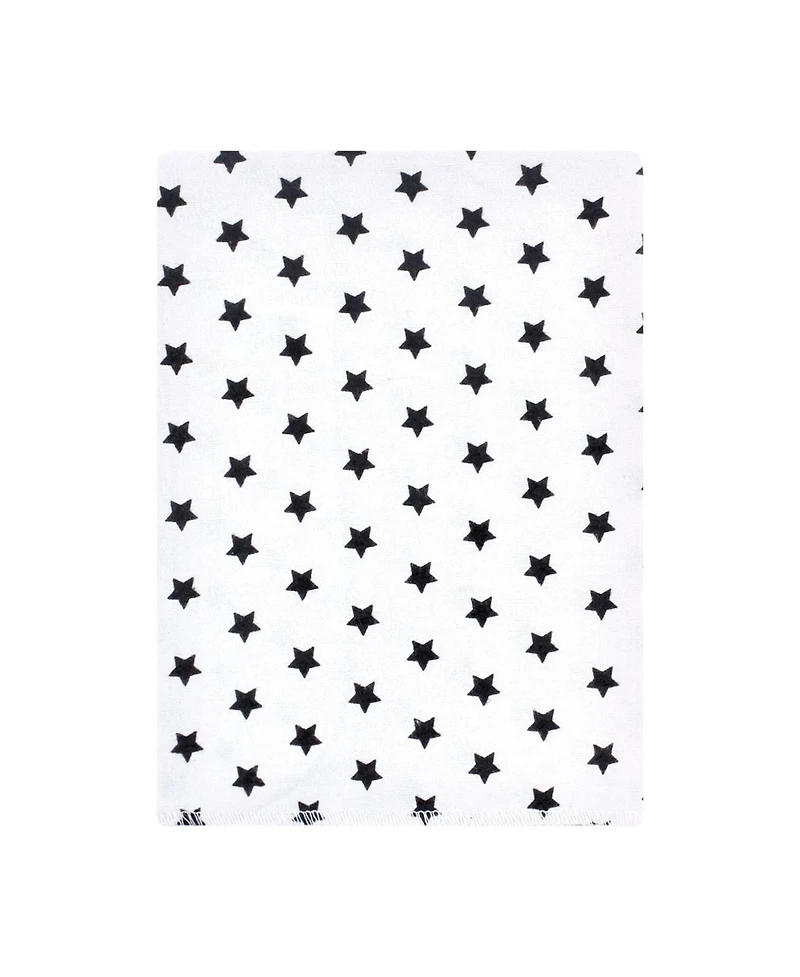 Hudson Baby Infant Boys Cotton Flannel Burp Cloths 12-Pack Bundle, Fire Truck, One Size