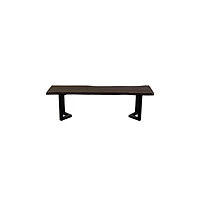 Porter Designs Manzanita Live Edge Solid Sheesham Wood Dining Bench