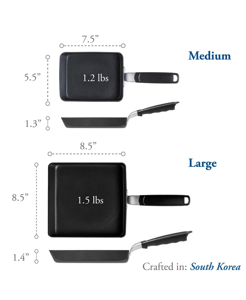 Techef - Tamagoyaki Japanese Omelette Pan/Egg Pan