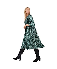 ellos Women's Ruffled Empire Dress