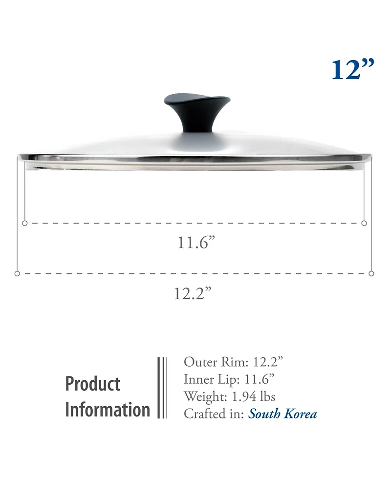 Techef Tempered Glass Lid