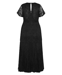 City Chic Women's Lace Christa Dress