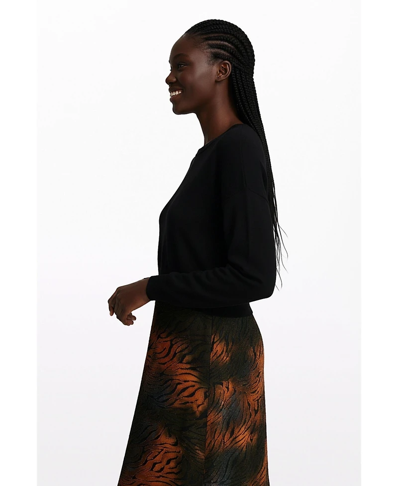 Desigual Women's 2-in-1 dress with animal print