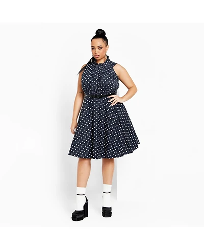 City Chic Women's Plus Size Nellie Dress