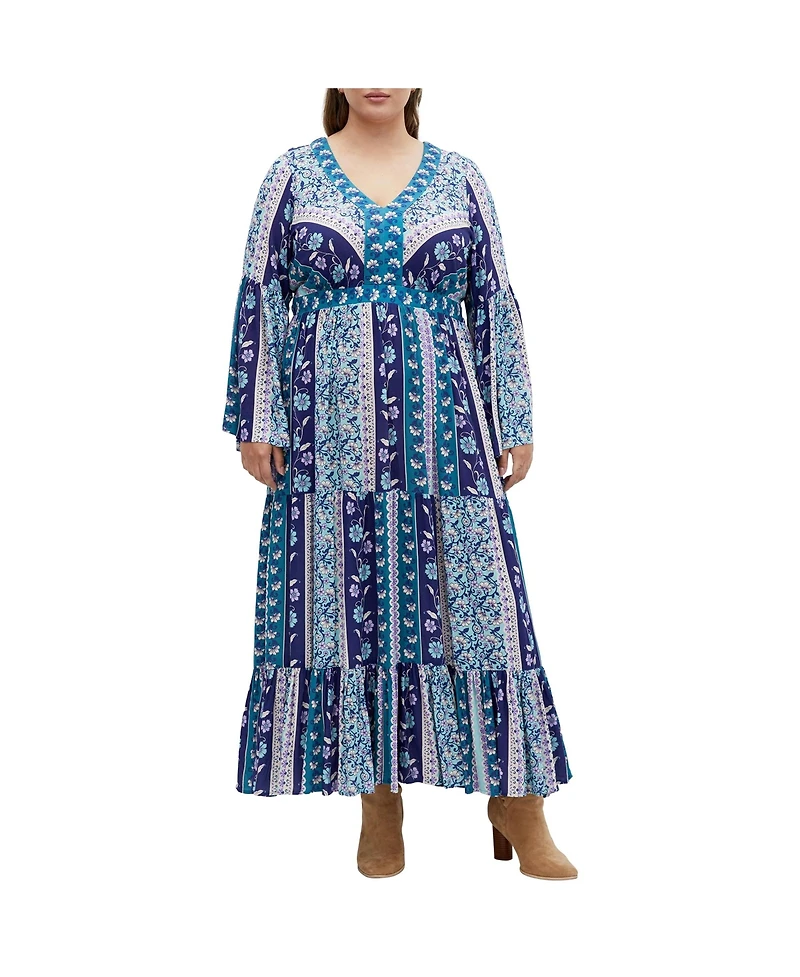 City Chic Women's Earth Angel Maxi Dress