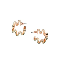 Women's The Enamel-Coil Hoop Earrings