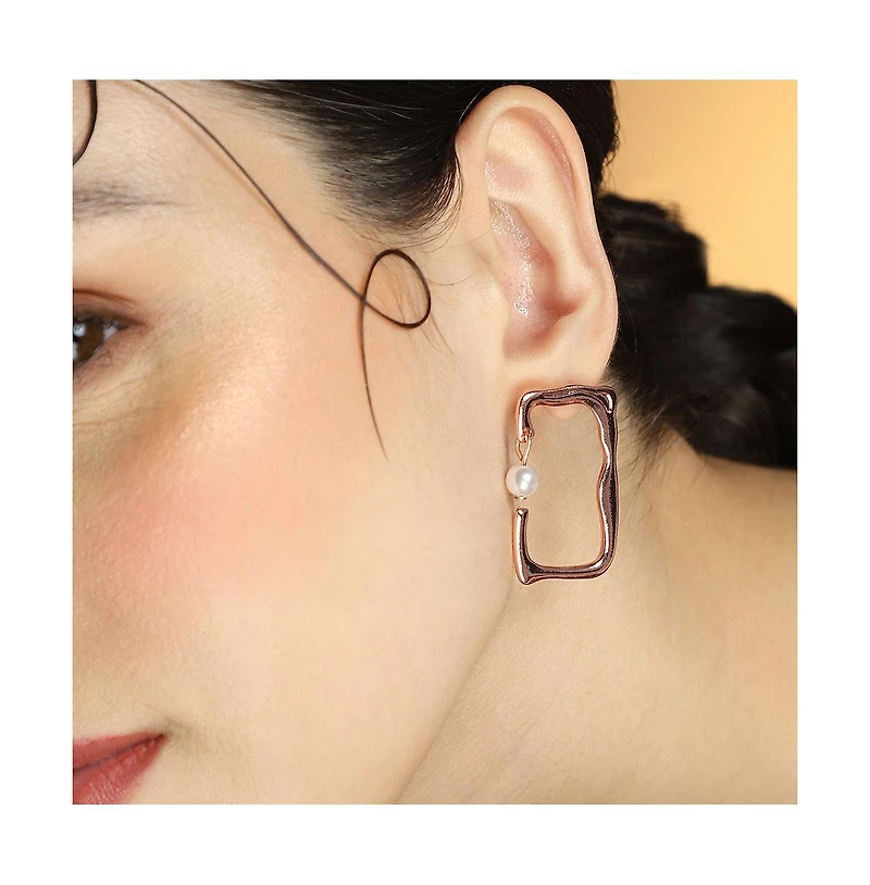 Women's The Cadre Drop Earrings - Rose Gold