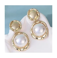 Women's The Roma-Perle Drop Earrings - California Gold