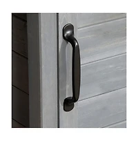 Garden Work Bench with Open Shelves for Tools and Plants