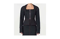 Jendue Us Women's Davidson Denim Corset Jacket Unique Style