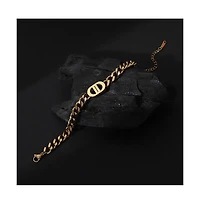 Women's The Curved-Link Chain Bracelet - California Gold