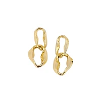 Women's The Hollow-Shell Drop Earrings - California Gold