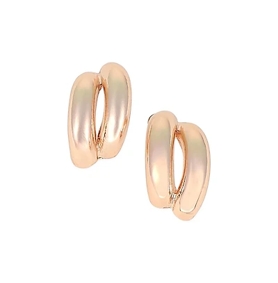 Women's The Strokes Hoop Earrings - Rose Gold