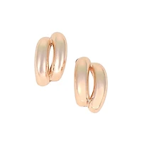 Women's The Strokes Hoop Earrings - Rose Gold