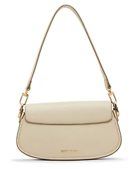 Anne Klein Sculpted Plaque East West Small Shoulder Bag