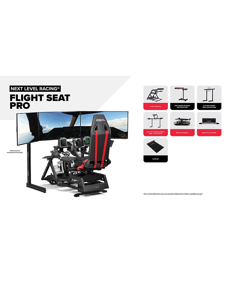 Next Level Racing Flight Seat Pro – Flight Simulation Chair