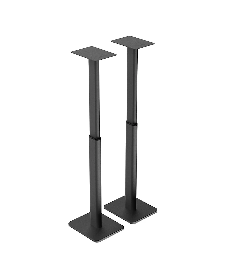 Kanto Sph Universal Height Adjustable Bookshelf Speaker Stands - Pair (Black)