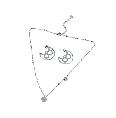 Sohi Women's The Giorno-Clover Jewellery Set