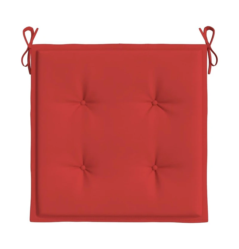 vidaXL Chair Cushion Set of 6 Red Oxford fabric