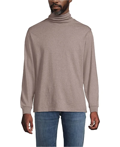 Lands' End Men's Super-t Turtleneck T-Shirt