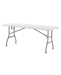 Slickblue 1Pc Hdpe, Carbon Steel Portable Folding Table
