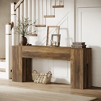 Tribesigns 71-Inch Long Console Table for Entryway, Farmhouse Sofa Console Behind Couch, Entry Table