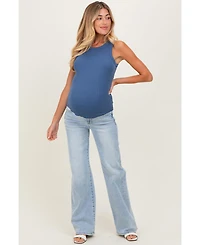 Pinkblush Maternity Medium high Rise wide leg 90's Jeans