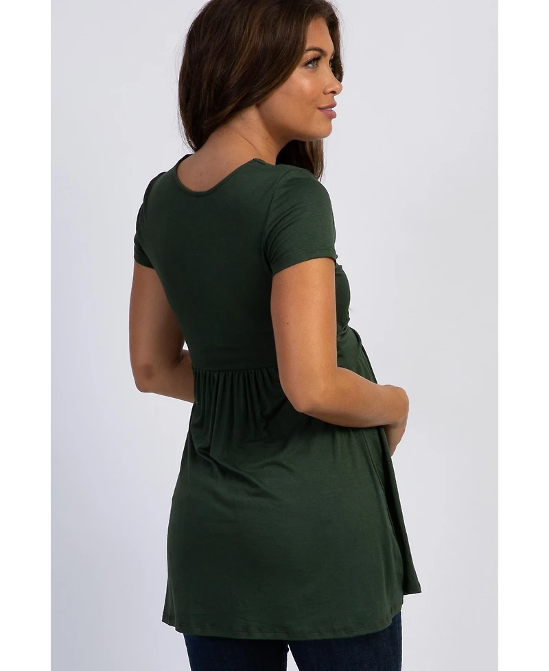 Pinkblush Maternity Draped Front Nursing Top