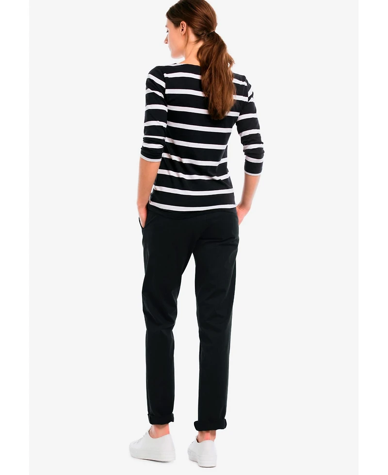 ellos Women's Modern Stretch Chino Pants