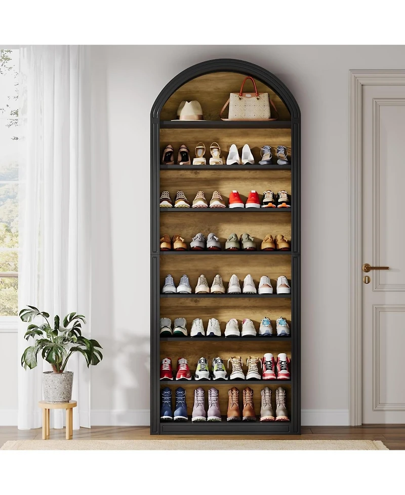 Tribesigns Shoe Storage Cabinet, 8-Tier Tall Organizer Cabinet