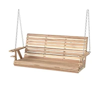 Slickblue All-Weather Patio Swing for Porch, Garden, or Deck