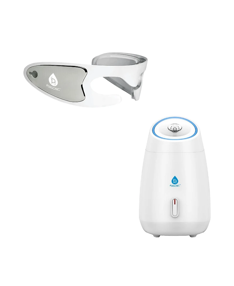 Pursonic Radiant Renewal Duo: Facial Steamer & Light Therapy Eye Mask
