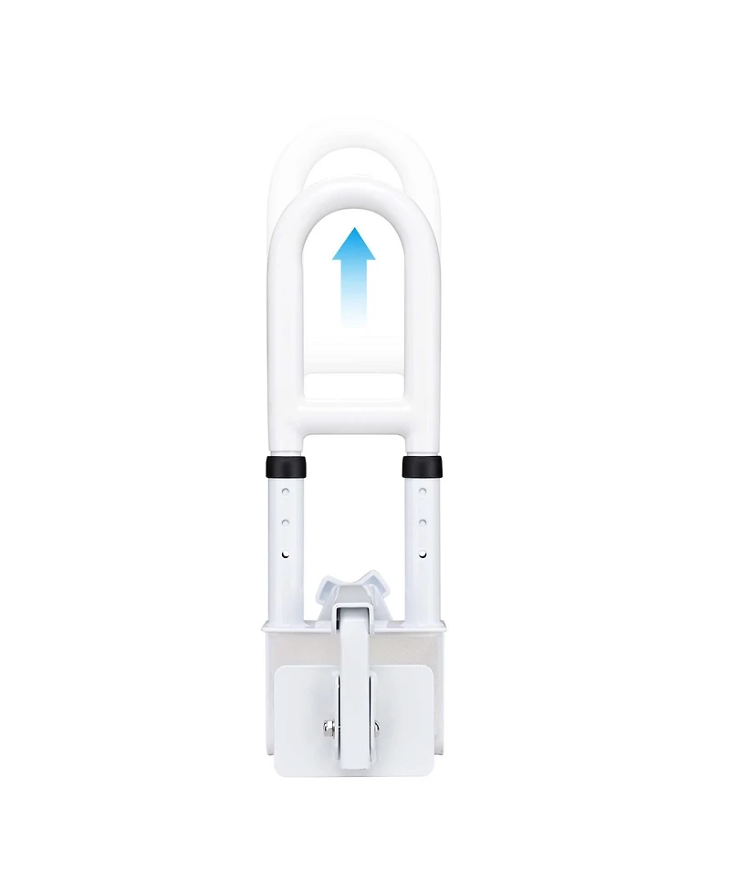 Yescom Bathtub Grab Bar Safety Rail Adjustable Shower Handle Locking Clamp 330Lbs