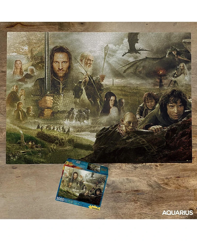 Nmr Distribution The Lord of the Rings Saga 3000 Piece Jigsaw Puzzle