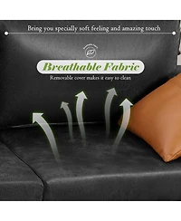 Aecojoy 79" Couch for Living Room, 3 Seat Sofa Livingroom